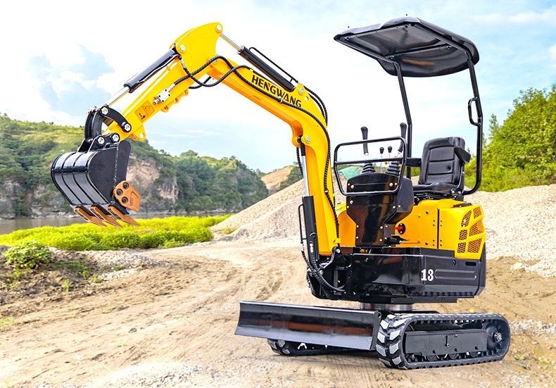 GTFI mini excavator for orchard work